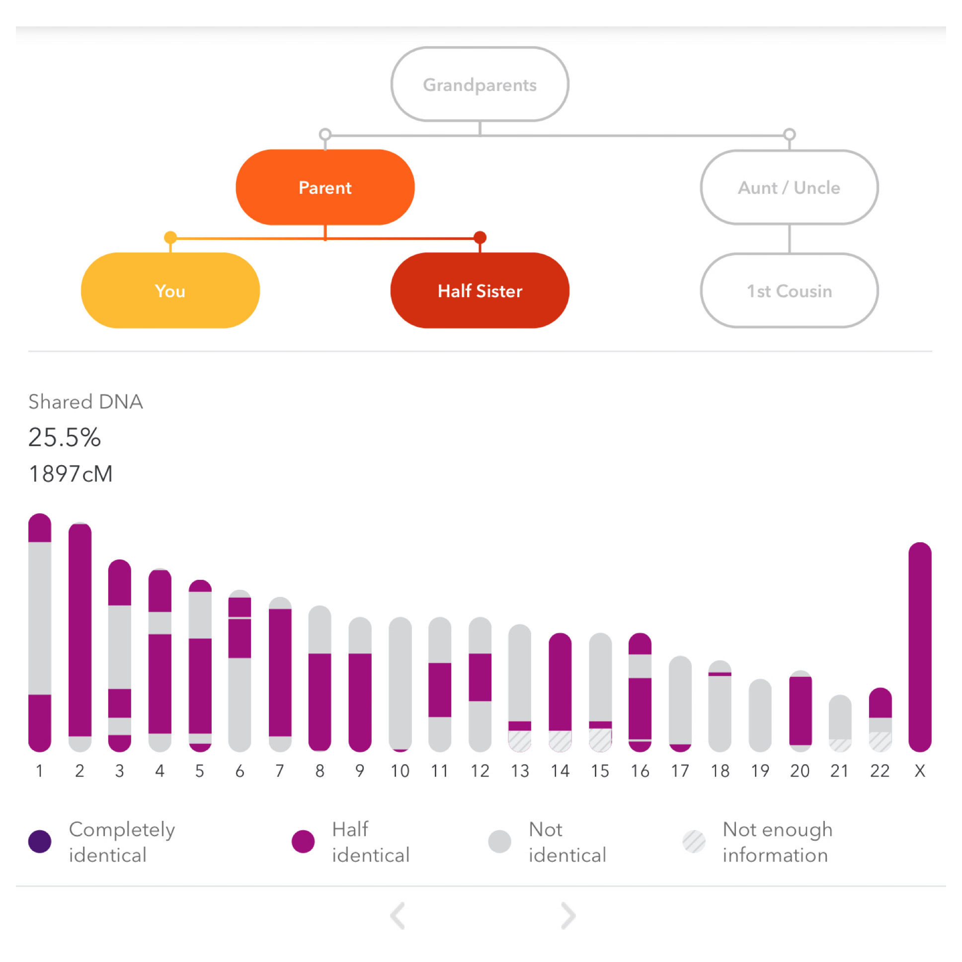 23andMe Likely Ancestral Link