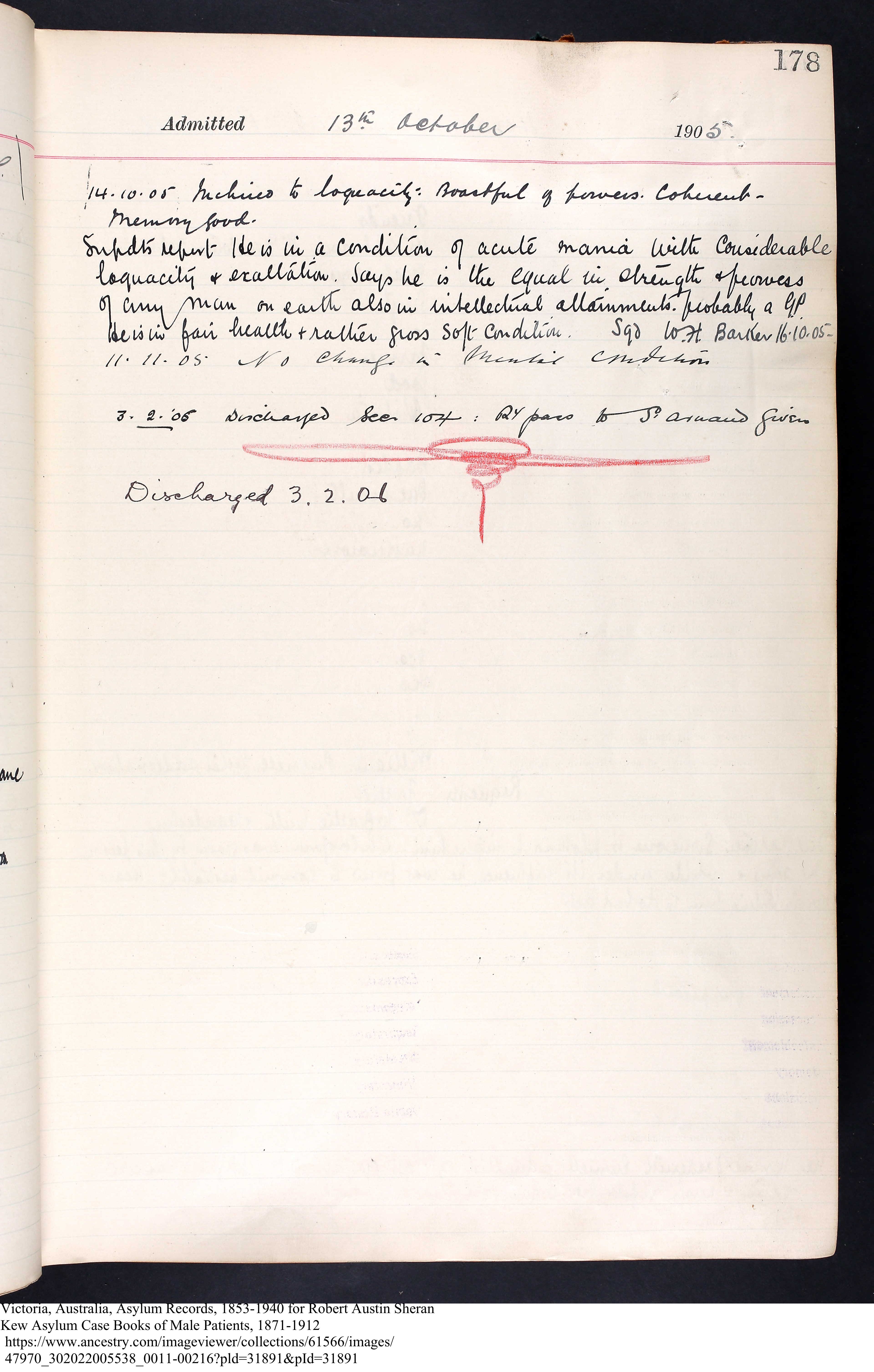 Kew Asylum record Page 2