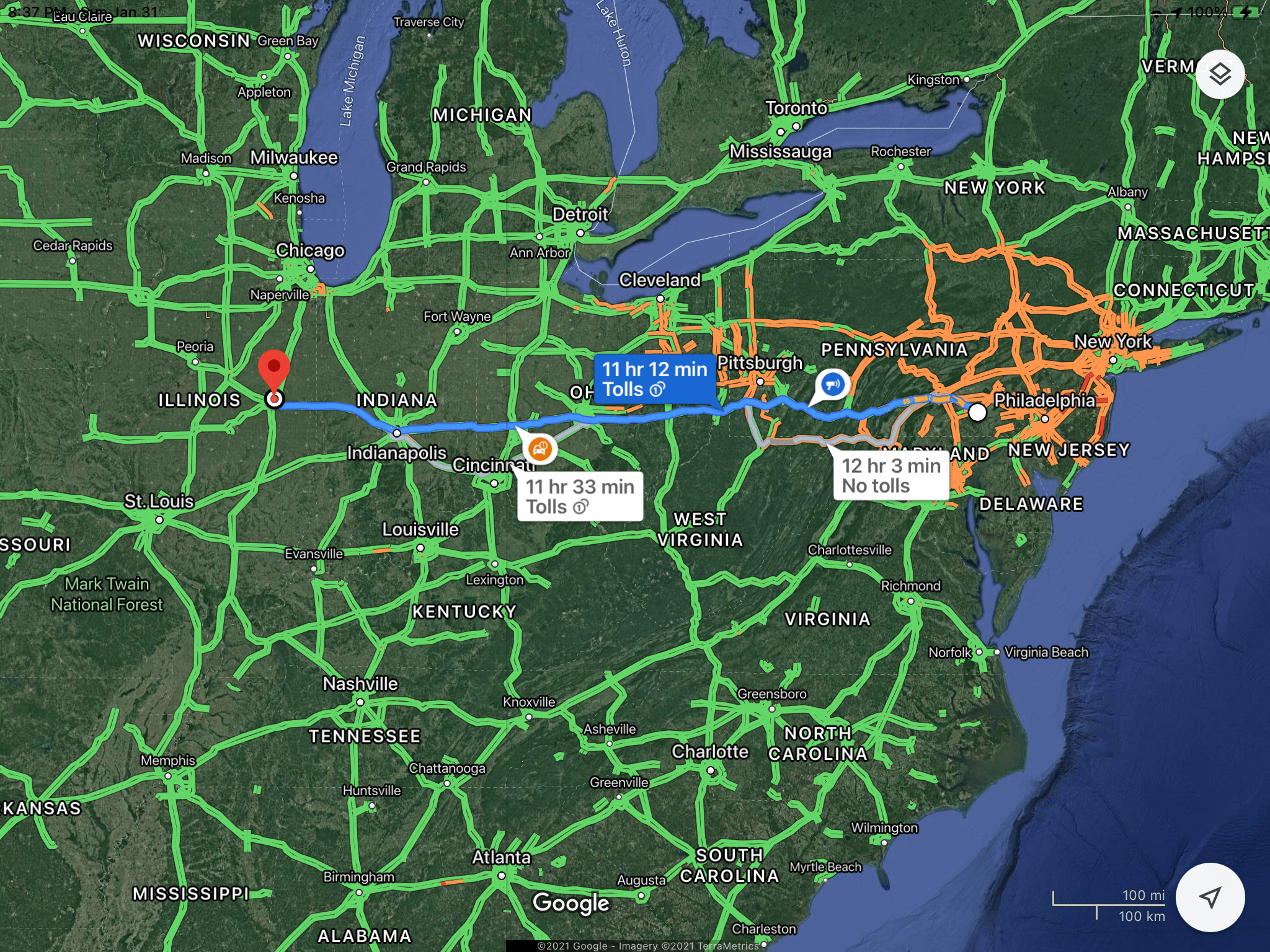 Intertstate Travel