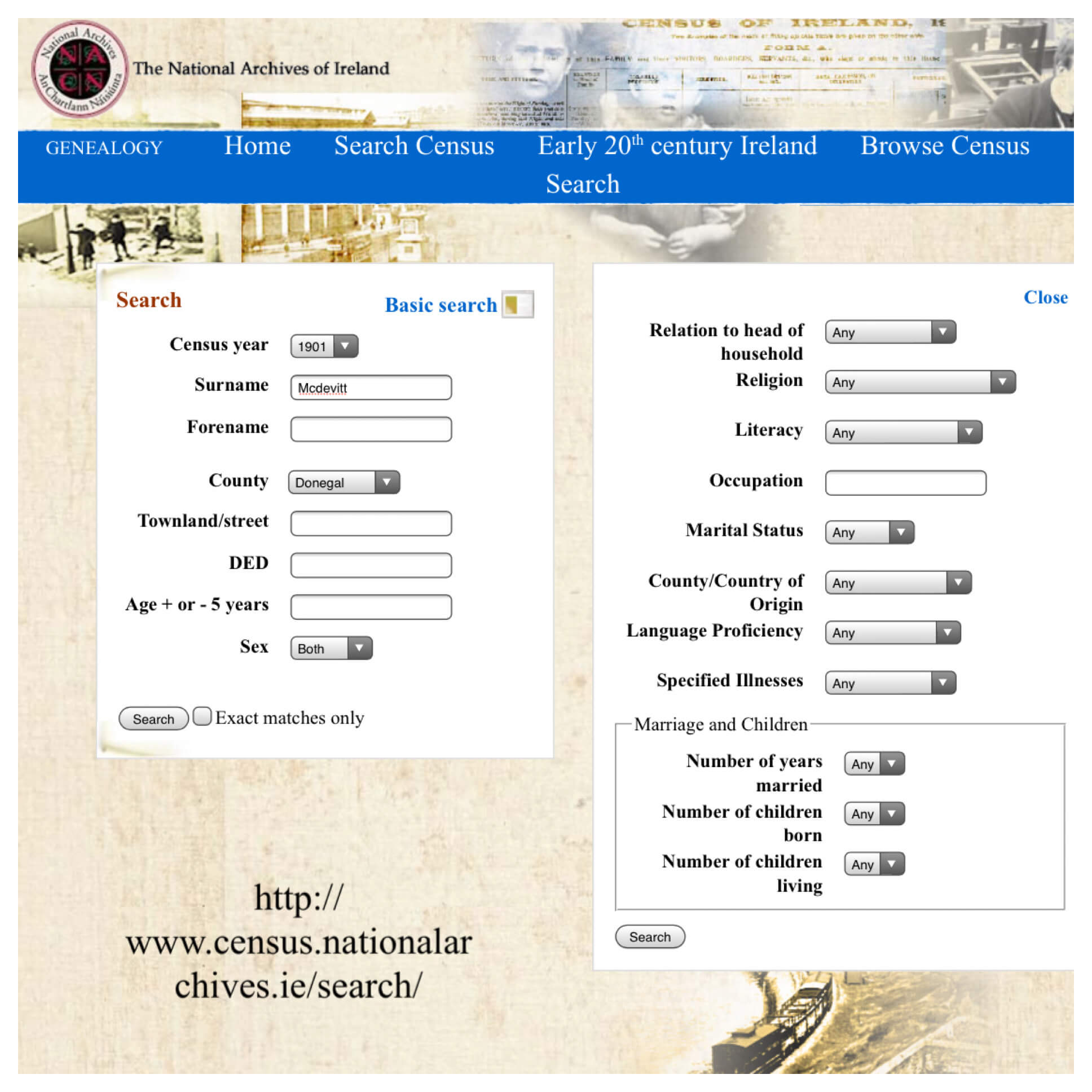 Tips for Using Irish Census Records