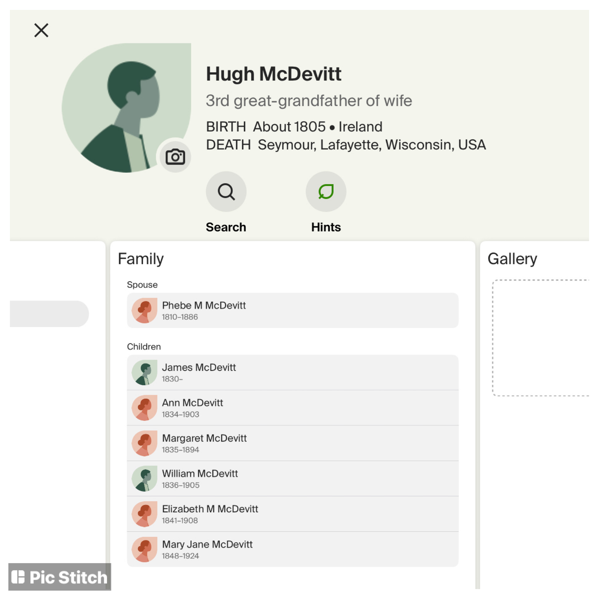 Hugh McDevitt Family