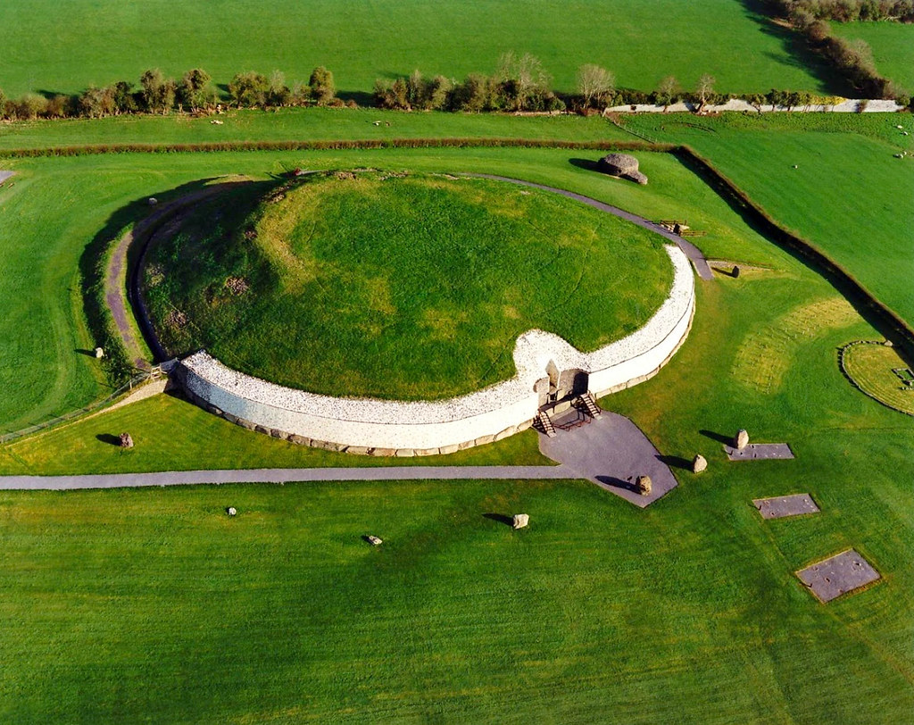 Newgrange from Above - Brú na Bóinne