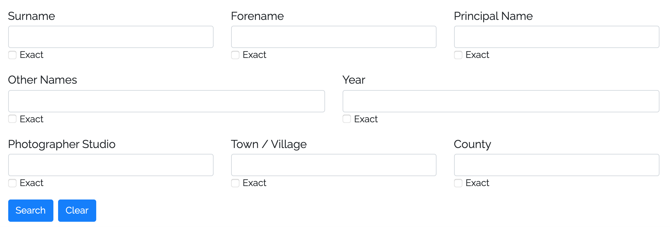 Custom Collections Search Tools