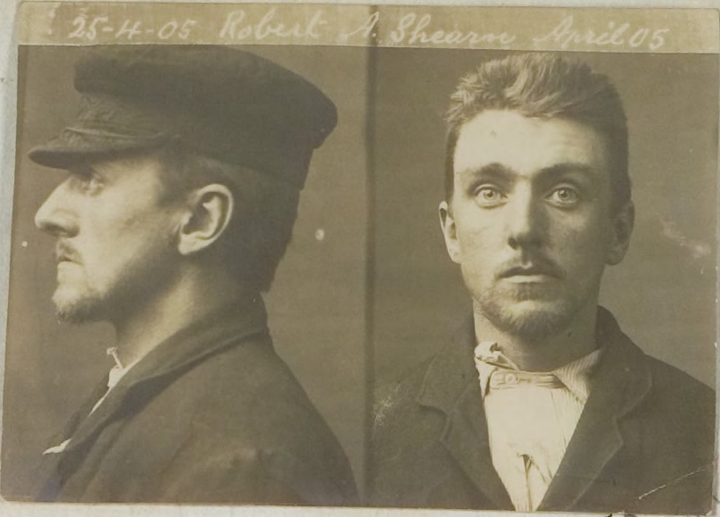 Robert Austin Shearn Mugshot 5 April 1905